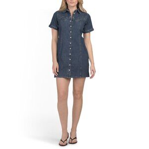LEVIS Sledge Sister Rinoa Short Sleeve Denim Mini Dress